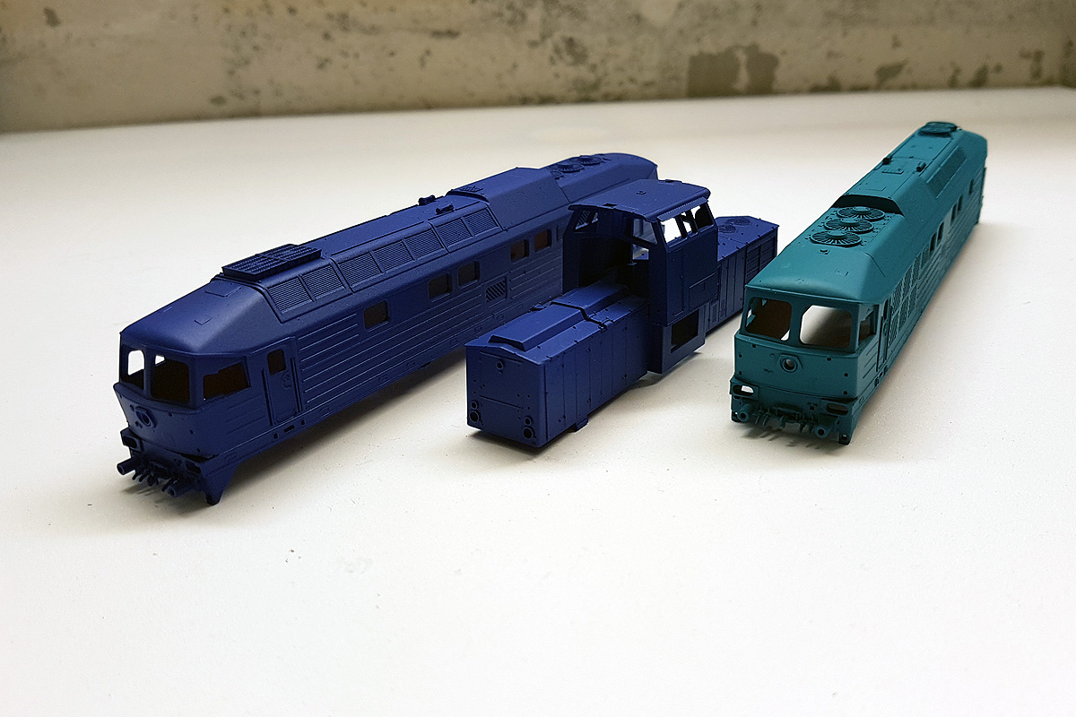 Airbrush Versuche – Modellumbauten