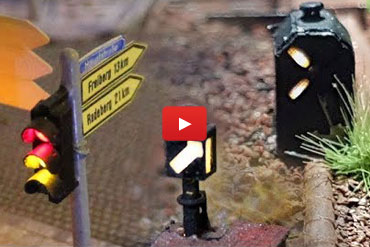 Ampelanlage, DKW Weichenlaterne & drehbare Weichenlaterne